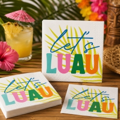 Luau Vibes Cocktail Napkins - 16 PK